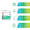 3M Metal Restorer and Polish, 09019, 18 oz Paste