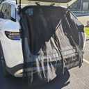 Car Tailgate Mesh Screen, 72"x 58.5" Magnetic Car Net for SUV Camping, UV & Bug Protection, Breathable Auto Gate Hatch Sunshade Net, Universal Camping Accessoires for SUV, MPV, Hatchback