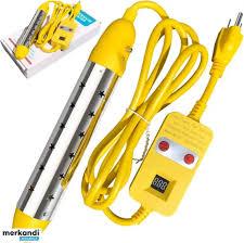 Portable Water Heater – 1500W Immersion Heater for Bathtub, Bucket, Hot Tub, and Mini Inflatable Pool – Fast Heating with Rust-Resistant 304 Stainless Steel Cap