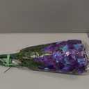 Waydress 32 Pieces 27 Inches Artificial Orchid Flowers Faux Orchids Silk Flowers for Wedding Dinning Home Restaurant Decoration Bridal Bouquet Corsage Boutonniere Wreath Decor (Blue-Purple)