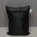 2-3 Inch Mattress Topper Cover (Only Cover) Memory Foam Protector Microfiber Memory Foam for Latex Mattress Topper Gel RV(Twin 75 x 38 Inch,Black)