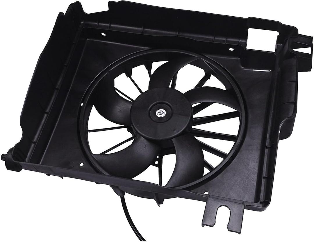 OYEAUTO Radiator Cooling Fan Assembly 621639 Compatible with Dodge Ram 1500 2004-2006,Ram2500&Ram3500 1994-2003 8.0L 8.3L V10