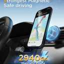 SUCGLES for iPhone 15 Case with MagSafe [Ultra Strong Magnetic] [12FT Military Drop Protection] [Shockproof Bumper] Slim Thin Mag Safe Phone Cover 6.1" for Apple iPhone15 (Black)