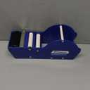 Water-Activated Tape Dispenser, Manual Kraft Gum Tape Dispenser, Width Adjustable 1.18-3.15", Light Weight & Portable Packing Tape Dispenser Set, Blue