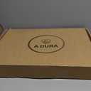 Serving Tray with Handles, Acacia Wood Oval Tray 17.3x12.9x1.9 Inch Large Wooden Coffee Table Ottoman Tray Breakfast in Bed Tray Decorative Rustic Farmhouse Home Dcor Tray for Drinks Snacks & Candles