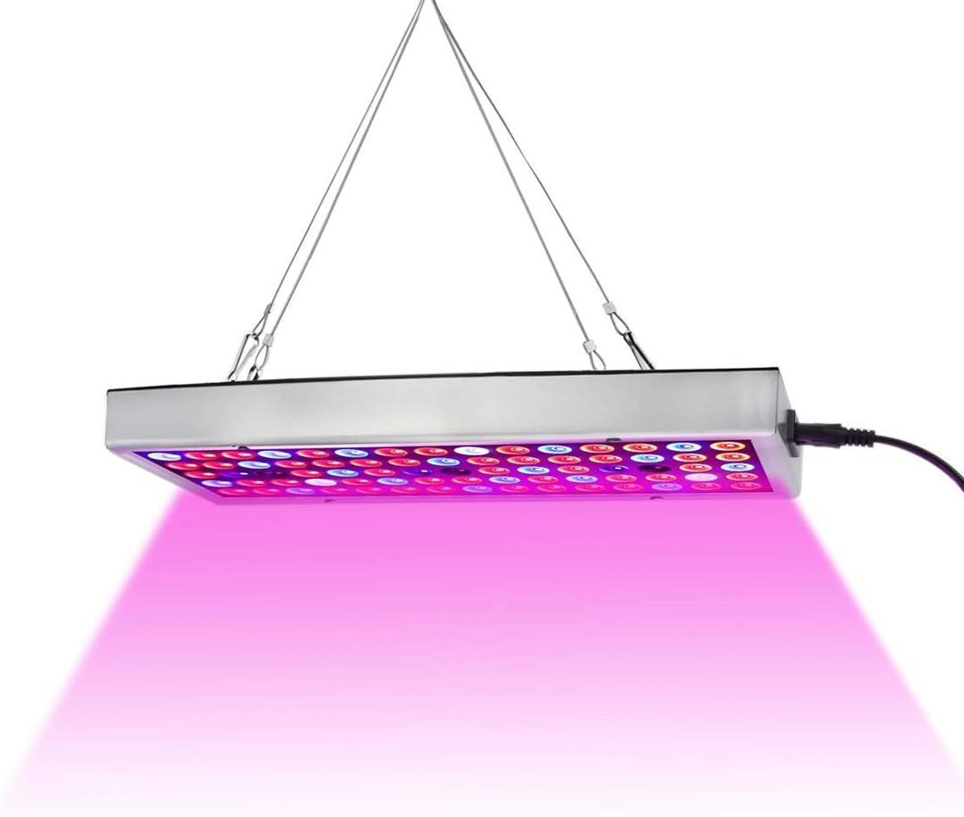 Juhefa LED Grow Lights, Full Spectrum Grow Lamp with IR & UV LED Plant Lights for Indoor Plants,Micro Greens,Clones,Succulents,Seedlings,Panel Size 12x4.7 inch