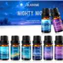 SLASHOME Essential Oils for Diffuser, 8 Pack Aromatherapy Oils Set for Humidifiers - Lavender, Vanilla, Sandalwood & More - Scented Oil for Sleep, Relaxation, Candle & Soap Making, Home Fragrance Gift