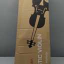 Vangoa Violin 1/2 Size for Kids Beginners Full Set, Spruce Childrens Fiddle Half Size Bundle Medium Acoustic Violins Starter Kit Package w/Side Solidwood, Hard Case for School Students Ages 6-9