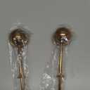 Baker's Dusting Wand for Sugar, Flour and Spices, Stainless Steel Powdered Sugar Shaker Duster Sifter, Set of 2 (Brown)