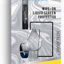 LIQUID CERAMIC Glass Screen Protector Scratch and Shatter Resistant Wipe On Nano Protection for All Phones Tablets Smart Watches for Up To 4 Devices - Bottle