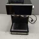 AMZCHEF Espresso Machine with Grinder, 3 Temp 197-205℉ Professional Espresso Machine, 3-10s Pre-Infusion, 20 Grind Settings, Latte Cappuccino Maker Home Barista, Black