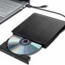 Gotega External DVD Drive USB 3.0 Type C USB C Portable CD/DVD +/-RW Disk Drive External DVD Player for Laptop CD/DVD ROM Burner Reader Compatible with Desktop PC Windows Linux OS Apple Mac
