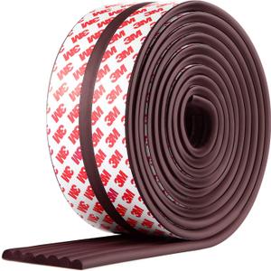 Baby Proofing Edge Corner Protector, 16.4 ft Edge Guards Padding with 3M Adhesive, Extra-Wide Soft Rubber Foam Padding, Furniture,Sharp Edge Safety Corner Edge Bumper Guard-Brown