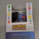 Sonic The Hedgehog Kids Smartwatch  Bluetooth Calling, Messages, Camera, Music, Sleep Tracker, Fitness & Activity Apps  6 Watch Faces, Touchscreen, USB Rechargeable  Fits Wrists 5.5" to 8"