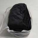 H.VERSAILTEX Velvet Dining Chair Covers Stretch Chair Covers for Dining Room Set of 6 Parson Chair Slipcovers Chair Protectors Covers Dining, Soft Thick Solid Velvet Fabric Washable, Black