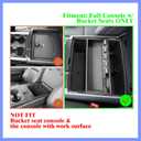 2024 2023 F250 Center Console Organizer Compatible with 2023 2024 Ford F250 F350 F450 Super Duty 2023 f250 Accessories Console Tray Storage Box