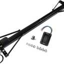 298707 Universal Black Rear Trailer Stabilizer Jack Stand Stabilizer Jack Kit with Black Exterior Switch, Automatic Adjustment, Heavy Gauge Steel Frame