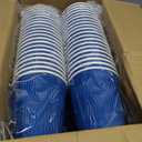 Lamosi Coffee Cups 12 oz - 120 Pack, 12 oz Disposable Paper Coffee Cups Insulated, Corrugated Kraft Ripple Wall Cup for Hot Beverage or Cold Drinks (Navy) | Disposable, Insulated, Corrugated Kraft, Ripple Wall Cup, Hot Beverage, Cold Drinks