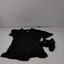 XXTAXN Women's Summer Casual Loose V Neck Short Sleeve Elastic Party Jumpsuit Rompers With Belt XL