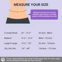 Fit Geno Back Brace for Lower Back Pain Women: Adjustable Lumbar Support Brace for Pain Relief - Breathable Waist Belt for Comfort - L/XL