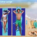 6 Pack Microfiber Oversized Lightweight Beach Towel 71x32 Extra Thin Large Sand Free Towels Travel Swim Pool Yoga Gym for Adults Women Men Beach Essentials Accessories Vacation Gift