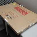 LOAAO 24x36 Inch White Metal Framed Bathroom Mirror for Wall, White Bathroom Vanity Mirror Farmhouse, Large Rounded Rectangle Mirror, Anti-Rust, Hangs Horizontally or Vertically