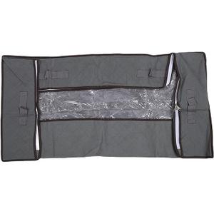 Underbed Storage Bags for Bedding, 45L Under Bed Storage Bag 20x36x7" Transparent Window Large Opening Closet Organizer Clothes Storage Bin for Clothes Quilts Blankets Bedding 3 Pack