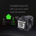 YOSUN v13h010l89 projector lamp bulb for epson elplp89 powerlite home cinema 5040ub 5040ube 5050ub 5050ube 4010 4000 pro cinema 4050 pro cinema 6040ub pro cinema 6050ub replacement projector lamp bulb
