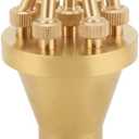 Fdit FNPT 1" DN25 2 Tier Center Straight Style Fountain Nozzle Garden Pond Spray pond fountain head Tool for Home Garden