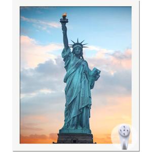 OMAIGAR 20x24 Picture Frame for 20by24 Poster Photo Canvas Certificate White High Transparent Photo Frame Wall Desktop Horizontal Vertical 20 x 24