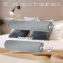 Inflatable Body Pillow for Adults Kids, 47 Inch Body Pillows for Side Sleeper, Travel Body Pillow for Bed, Long Bolster Pillow Round Cervical Cylinder Pillow for Sleeping