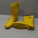 Fubotao Women's Mid Calf Rain Boots Waterproof Fashion Garden Shoes Anti-slipping Rainboots For Women Comfortable Insole Light Rain Shoes Size 42