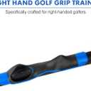 Golf Grip Trainer Golf Practice Tool, Easy To Carry to the Practice Area, Golf Swing Trainer Ensure the Right Grip Every Time, Golf Grip Training Aid, Golf Accessories Improve Your Swing Rhythm