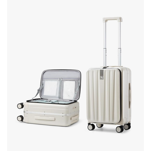 Hanke 20 Inch Carry On Luggage with Wheels PC Hard Shell Suitcase Top Opening Aluminum Frame Travel Luggage Suitcases for Woman Men Gifts.(Ivory White)
200+ bought in past month