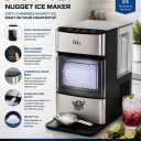 Brio 740i Nugget Ice Maker Countertop Self-Cleaning Stainless Steel