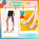 7 Days of the Week Gift Box 7 Pairs Kids Girls Novelty Soft Crew Socks for Sports Running Athletic Gifts