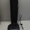 Sweetcrispy Space Heater for Indoor Use, 23Inch Portable Heater with Remote and Thermostat,7 Light Modes, 70Oscillation, 12H Timer, Up to 95F, Tip-over Protection,Black