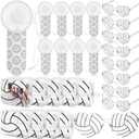 Woanger 27 Pcs Volleyball Gifts Sets 9 Portable Mini Handheld Fans Bulk 9 Makeup Bags 9 Glasses Sport Party Favors Team Gifts for Women Games Birthday, Battery Not Include, 5.9 x 2.6 inches