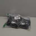 NICETOWN Pitch Black Solid Thermal Insulated Grommet Blackout Curtains/Drapes for Bedroom Window (2 Panels, 42 inches Wide by 63 inches Long, Black)