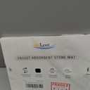 Stone Bath Mat Diatomaceous Earth Shower Mat Non-Slip Super Absorbent Diatomite Stone Mats for Bathroom Floor Quick-Drying Easy to Clean (24''*16'' Grey)