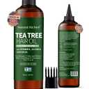 Natural Riches Tea Tree Oil for Hair - Blended with Vitamin E and Castor Oil for Hair Growth - Tea Tree Scalp Treatment for Dry Scalp - Lightweight Scalp Oil for Healthy, Strong Hair - 8 fl oz