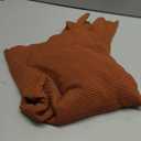 PRETTYGARDEN Womens Long Sleeve Quarter Zip Pullover Sweater Casual Loose V Neck Collared Ribbed Knit Jumper Tops Thumb Hole (XX-Large, Caramel)