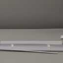 Cordless Light Filtering Mini Blind - 38 Inch Width, 64 Inch Length, 1" Slat Size - Pearl White - Cordless GII Morningstar Horizontal Windows Blinds for Interior by Achim Home Decor