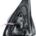 Passenger Right Side Door Mirror Power and Heated Glass with BLIS Turn Signal Light and Primer Back Manual Folding for Toyota Tacoma 2017-2023