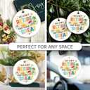 2 x Retirement Ornament 2025 - Retirement Gifts for Coworker, Employee, Boss, Teacher, Nurse, Funny Farewell Retired Gifts, First Retired Ornament - Ceramic Christmas Ornament for Tree Decor