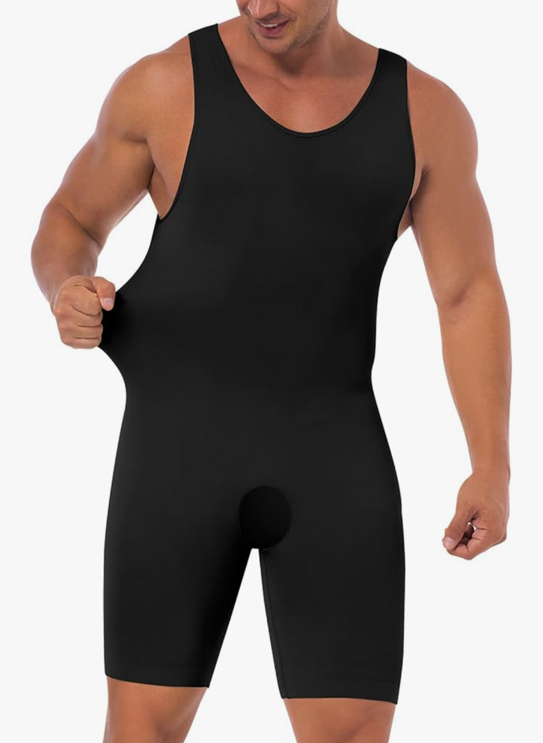 Men's Full Body Shaper Tummy Control Shapewear Slimming Compression Underwear Bodysuit Undershirt Fajas Para Hombres xl