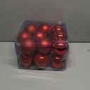 Joiedomi 18 Pcs Red Christmas Ball Ornaments, 3.15'' Shatterproof Christmas Tree Ornaments, Xmas Hanging Decoration for Tree Wreath Garland Holiday Indoor/Outdoor Party