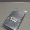 Fushing 3x4 Clear PVC No Zipper Horizontal Name Tag Holders - ID Card Holders for 3 x 4 Inch Name Badge Inserts (200)