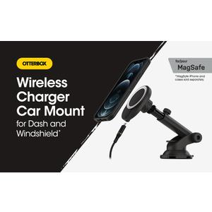 OtterBox Wireless Charger Vent Mount 2.0 for MagSafe - Black