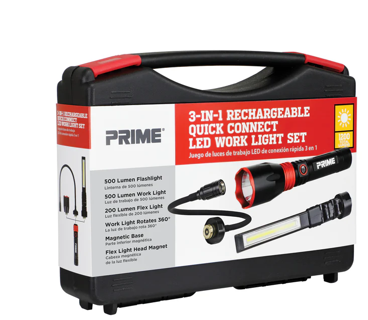 3-IN-1 Rechargeable LED Work Light